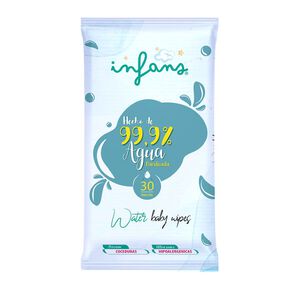 Water-baby-wipes-toallitas-humedas-p/bebe-de-agua-hipoalergenica-30-und.-imagen