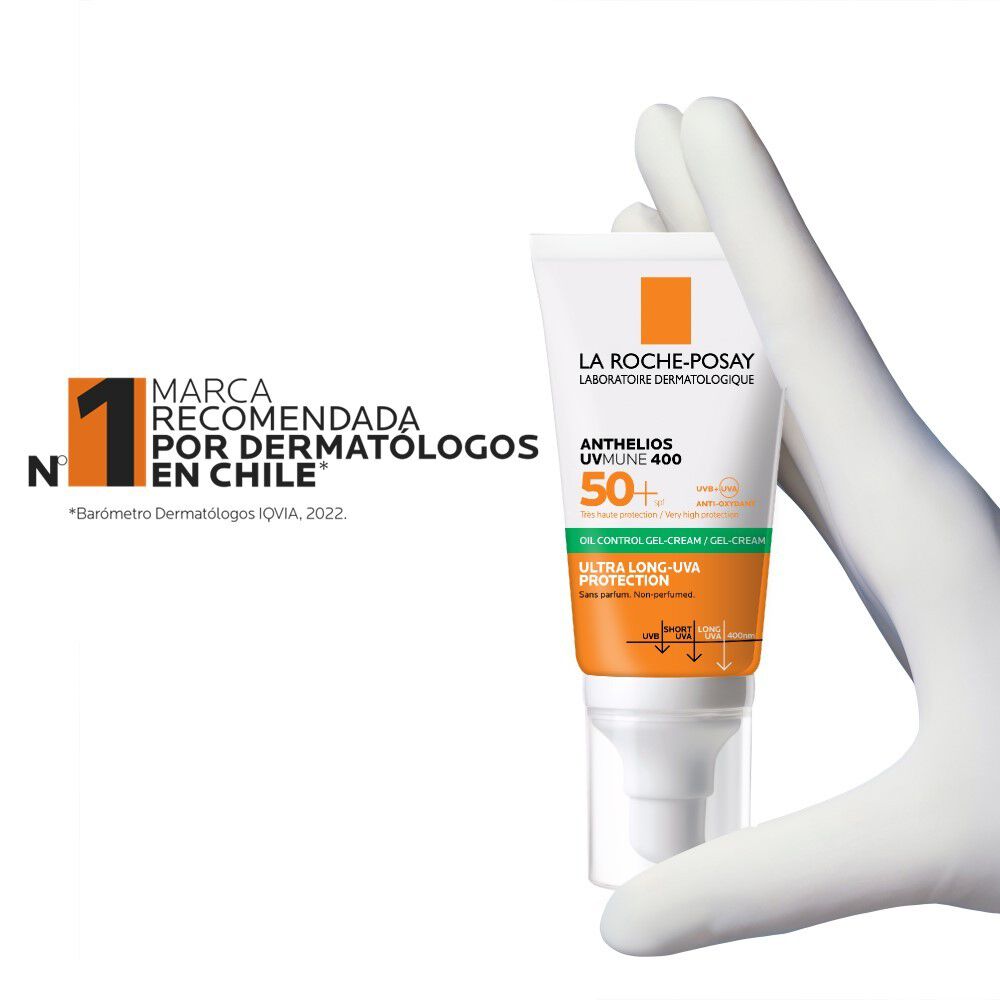 Protector-Solar-Rostro-Anthelios-UV-Mune-400-Oil-Control-Gel-Cream-FPS50+-50-ml-imagen-2