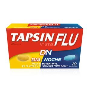 Tapsin-InstaFLU-DN-Paracetamol-500-mg-Pseudoefedrina-Clorhidrato-60-mg-12+6-Comprimidos-imagen