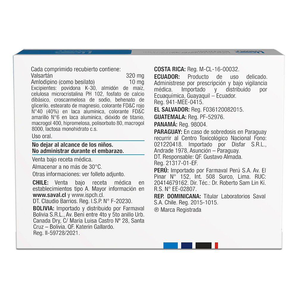 Valaxam-320/10-Valsartan-320-mg-30-Comprimidos-Recubiertos-imagen-2