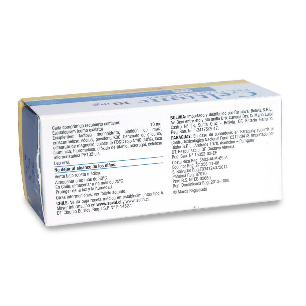 Celtium-Escitalopram-10-mg-60-Comprimidos-Recubierto-imagen-2