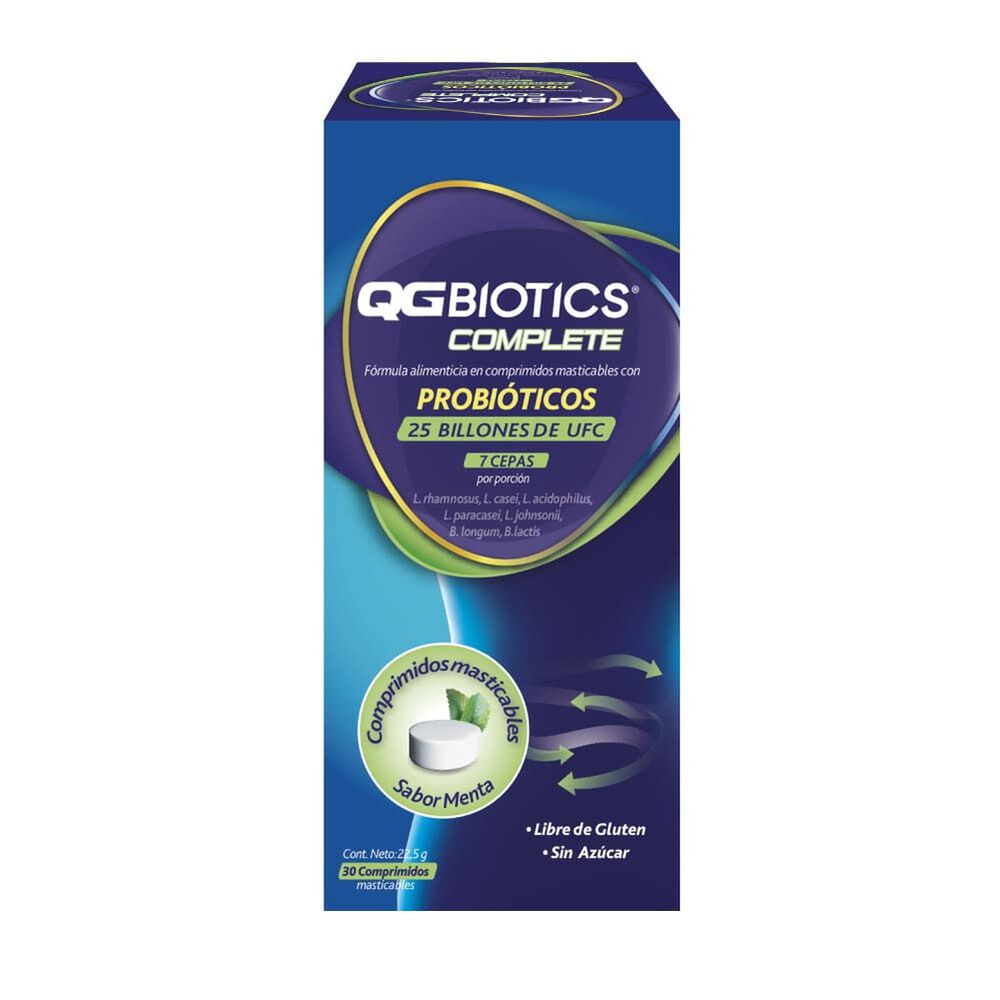 Qgbiotics-Complete-30-Comprimidos-Masticables-imagen-1