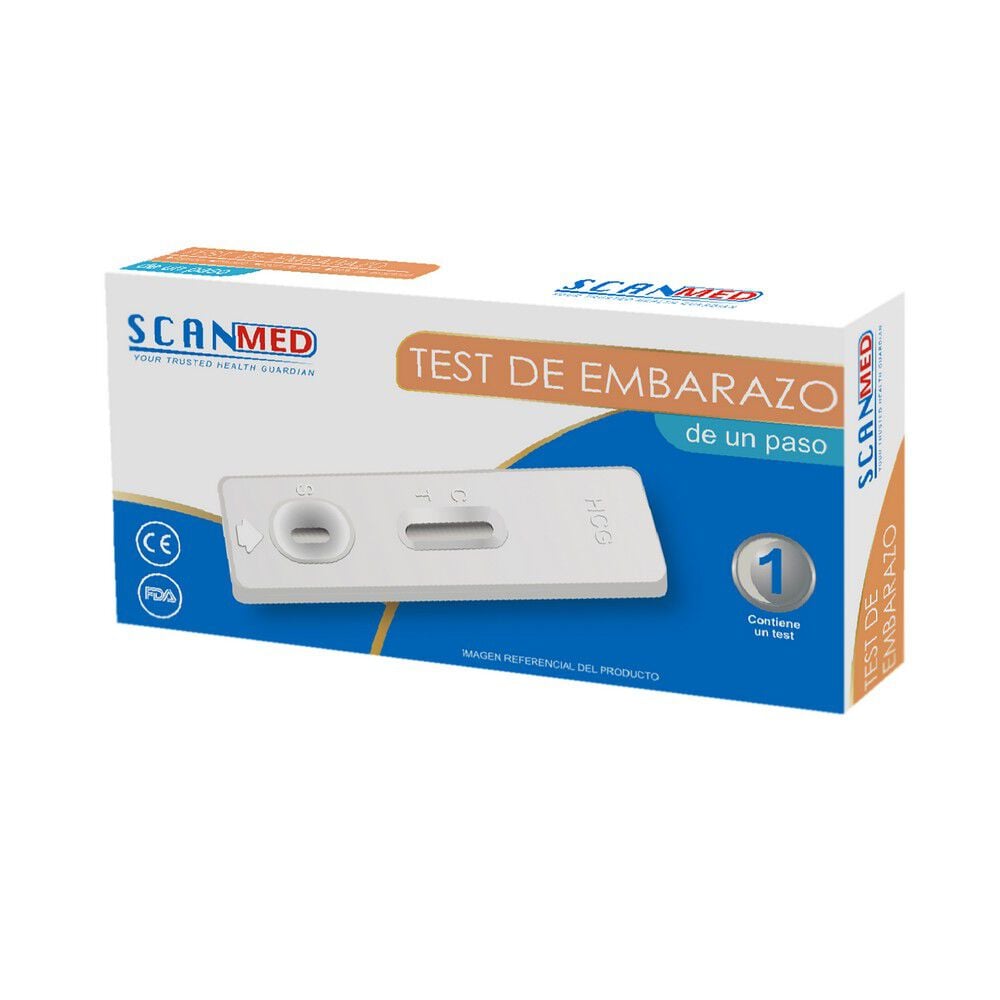 Scanmed Test de Embarazo HCG 1 Unidad