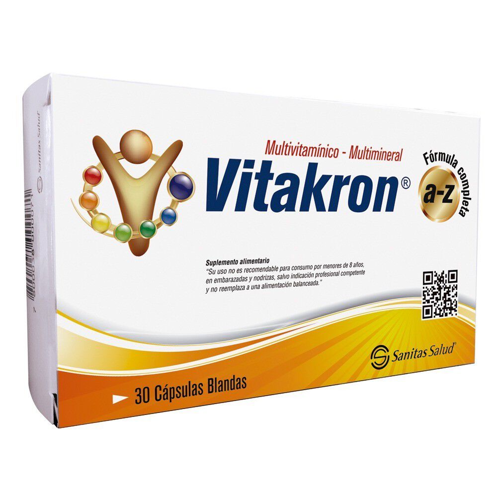 Vitakron-A-Z-Multivitaminico-Multimineral-30-Capsulas-Blandas-imagen-1