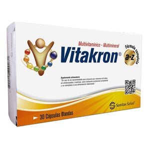Vitakron-A-Z-Multivitaminico-Multimineral-30-Capsulas-Blandas-imagen