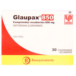 Glaupax-850-Metformina-850-mg-30-Comprimidos-Recubiertos-imagen