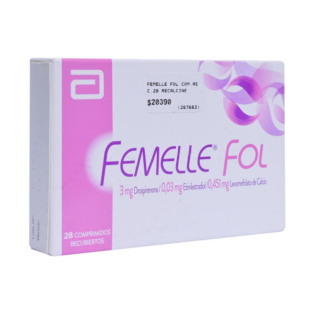 Femelle-Fol-Drospirenona-3-mg-Etinilestradiol-0,03-mg-28-Comprimidos-Recubiertos-imagen-2