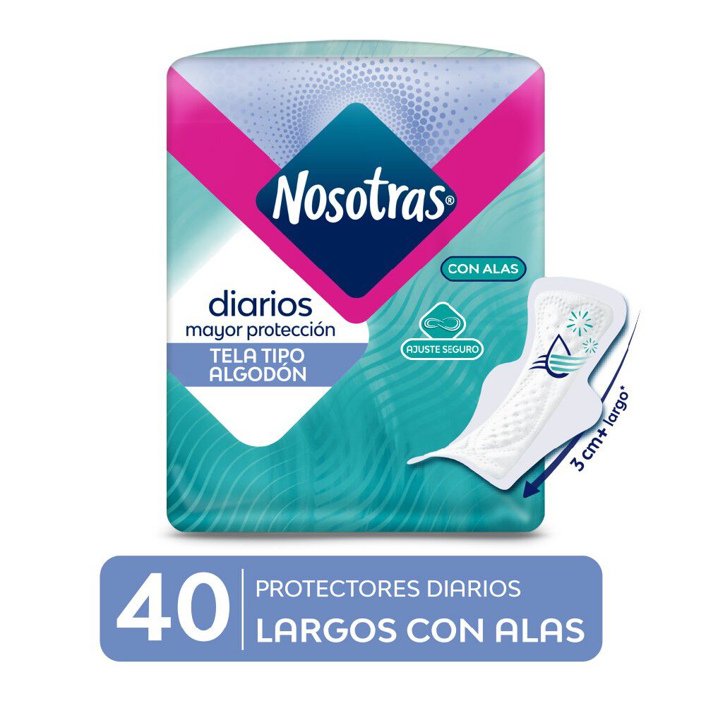 Protector-Diario-Largo-Diarios-Ajuste-Seguro-Con-Alas-40-Unidades-imagen-1
