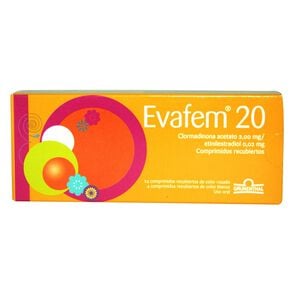 Evafem-20-Clormadinona-2-mg-28-Comprimidos-Recubiertos-imagen