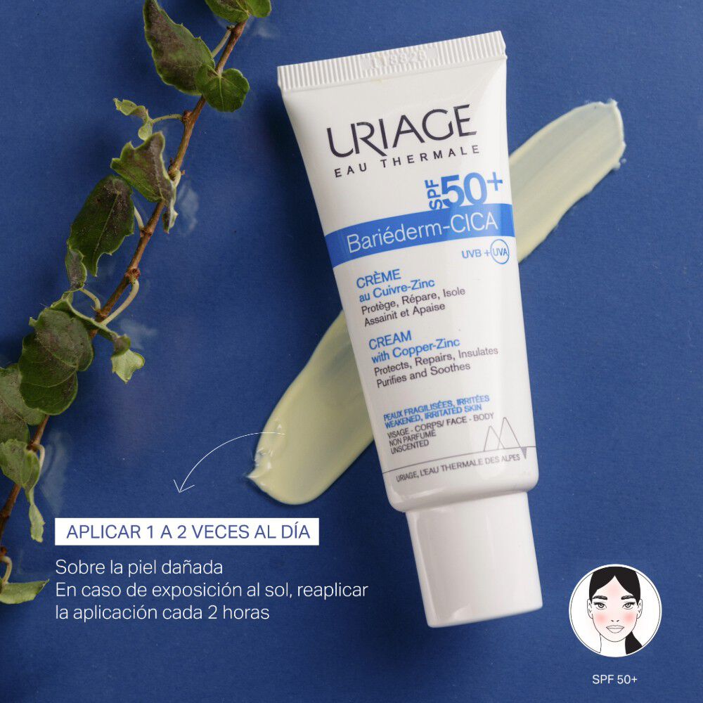 Crema-Reparadora-SPF50+Bariéderm-CICA-Con-Cobre-y-Zinc-40ml-imagen-3