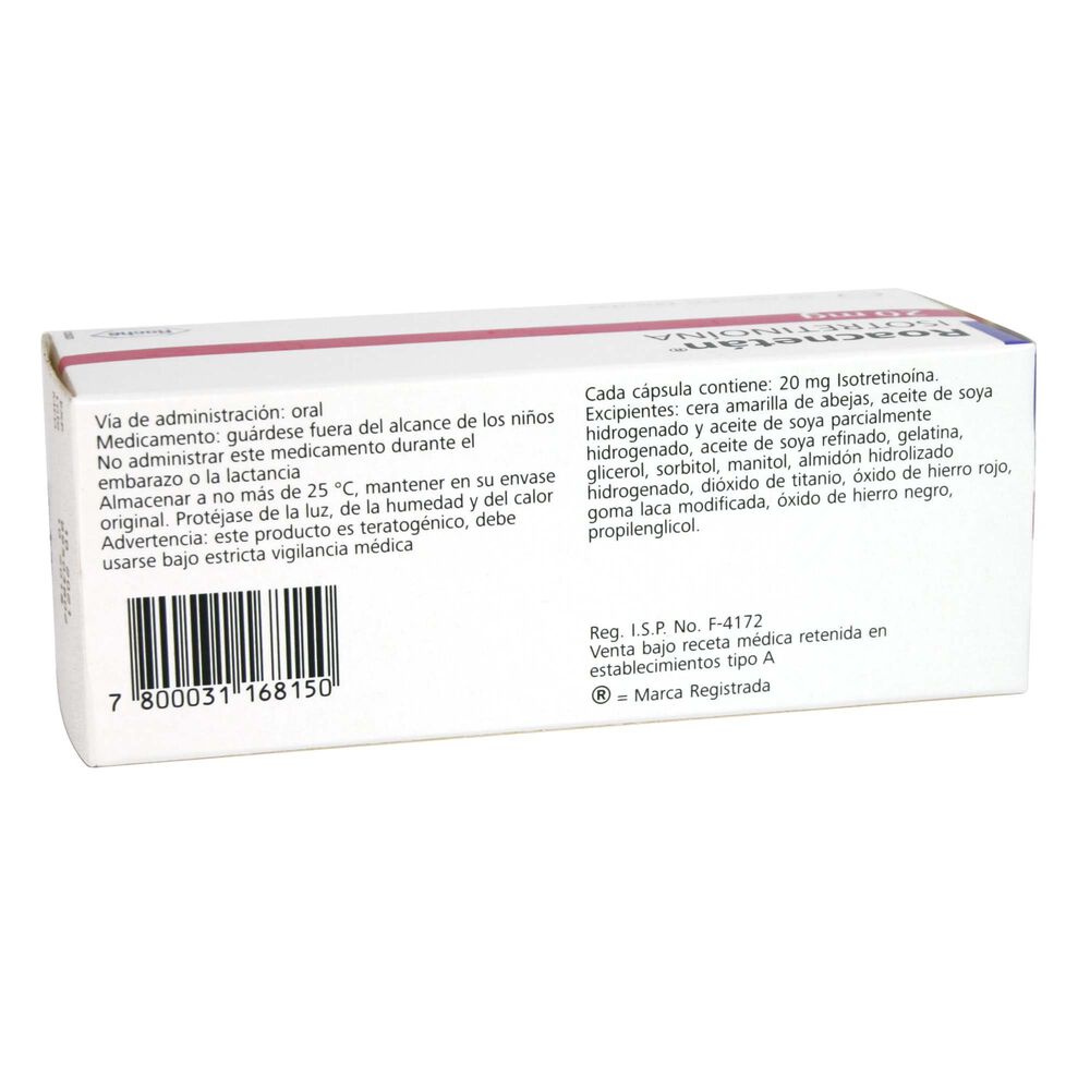 Roacnetan--Isotretinoina-20-mg-30-Cápsulas-imagen-2