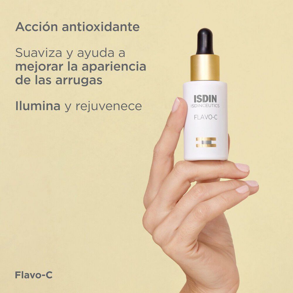 Isdinceutics-Flavo-C-Serum-Antioxidante-con-Vitamina-C-y-Ginkgo-Biloba-30-mL-imagen-3