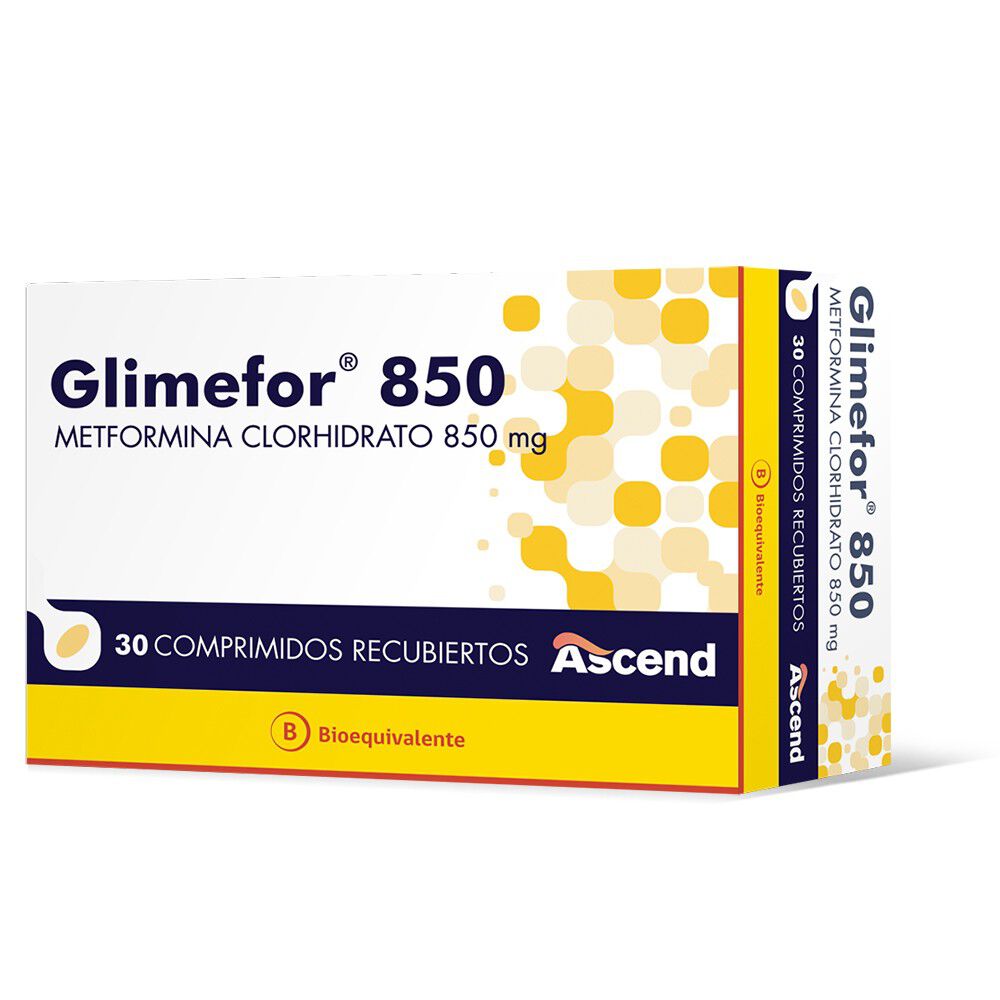 Glimefor-850-Metformina-850-mg-30-Comprimidos-Recubiertos-imagen