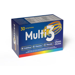 Multi-3-Multivitaminico-+-Probóticos-+-Vitaminas-+-Minerales-30-comprimidos-imagen