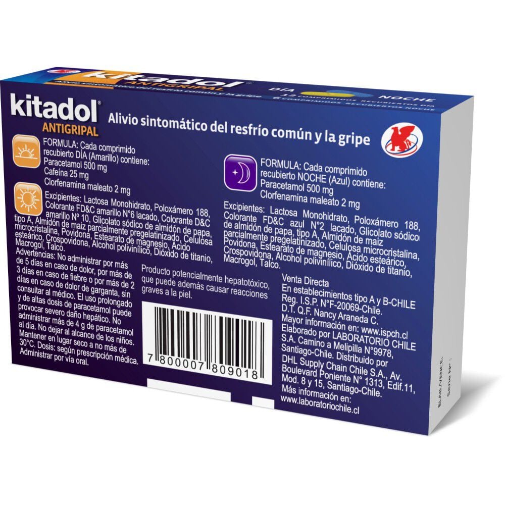 Kitadol-Antigripal-18-Comprimidos-Recubiertos-Día/Noche-(12-Día-y-6-Noche)-imagen-2
