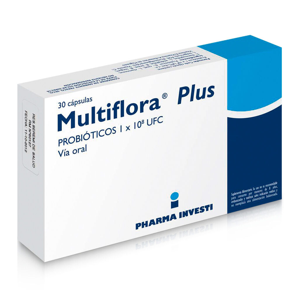 Multiflora-Plus-Probióticos-30-Cápsulas-imagen