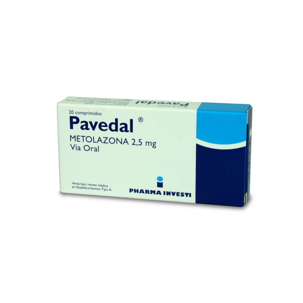 Pavedal-Metolazona-2,5-mg-20-Comprimidos-imagen-1