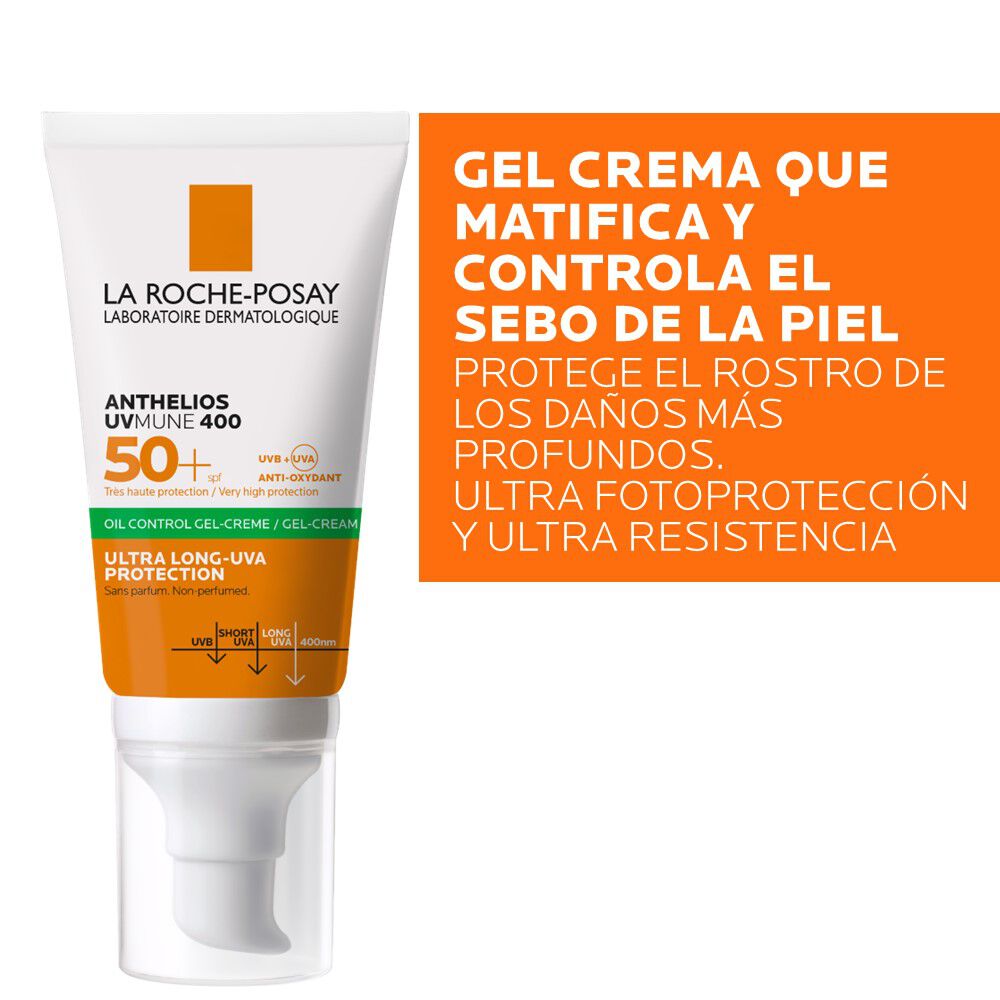 Protector-Solar-Rostro-Anthelios-UV-Mune-400-Oil-Control-Gel-Cream-FPS50+-50-ml-imagen-3