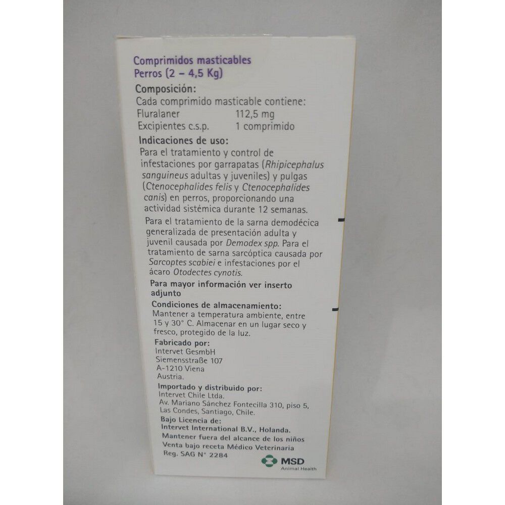 Bravecto-Fluralaner-112,5-mg-1-Comprimido-Masticable-Para-Perros-imagen-2