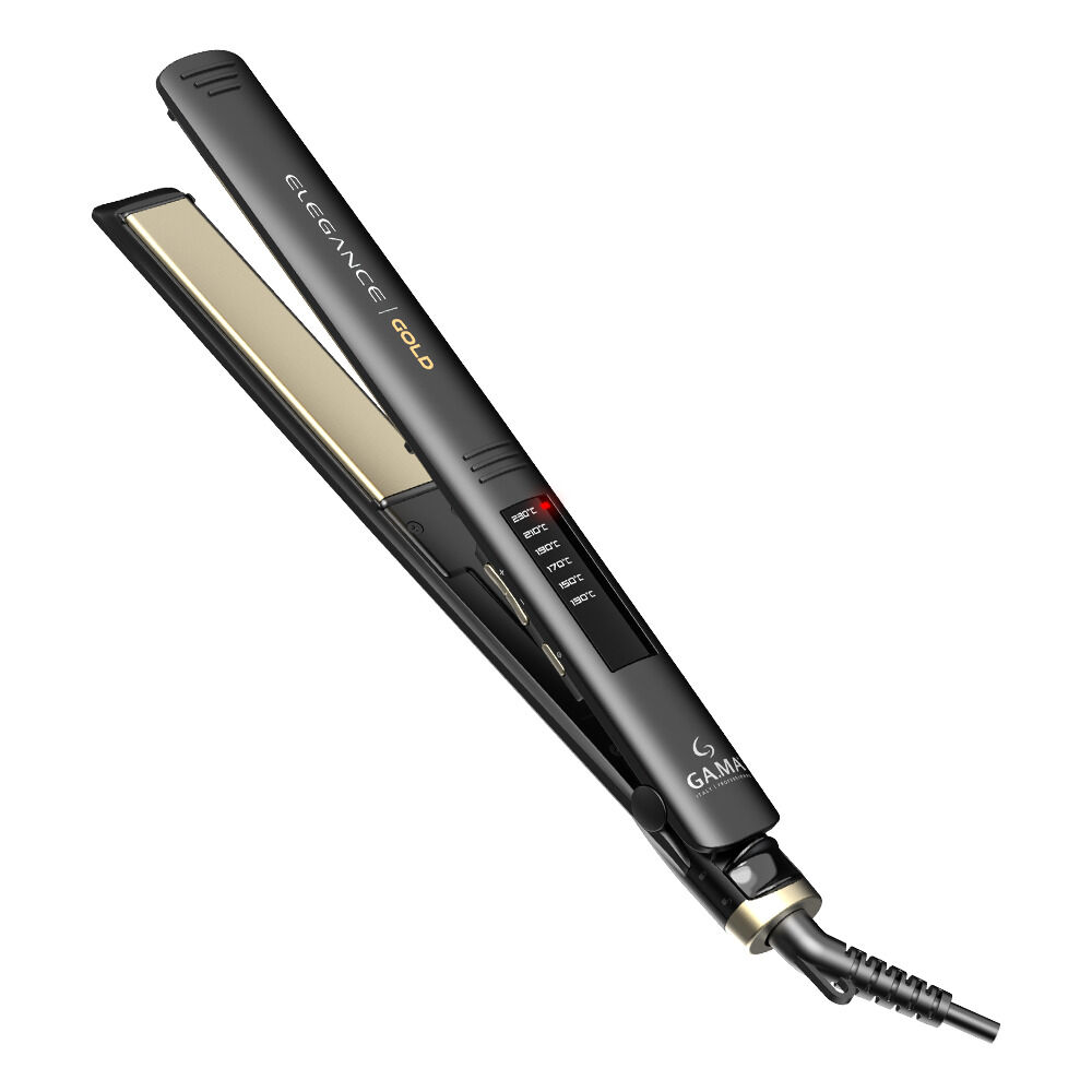 Plancha-De-Pelo-Elegance-Gold-Led---Aceite-De-Arg&aacute;n-imagen-1