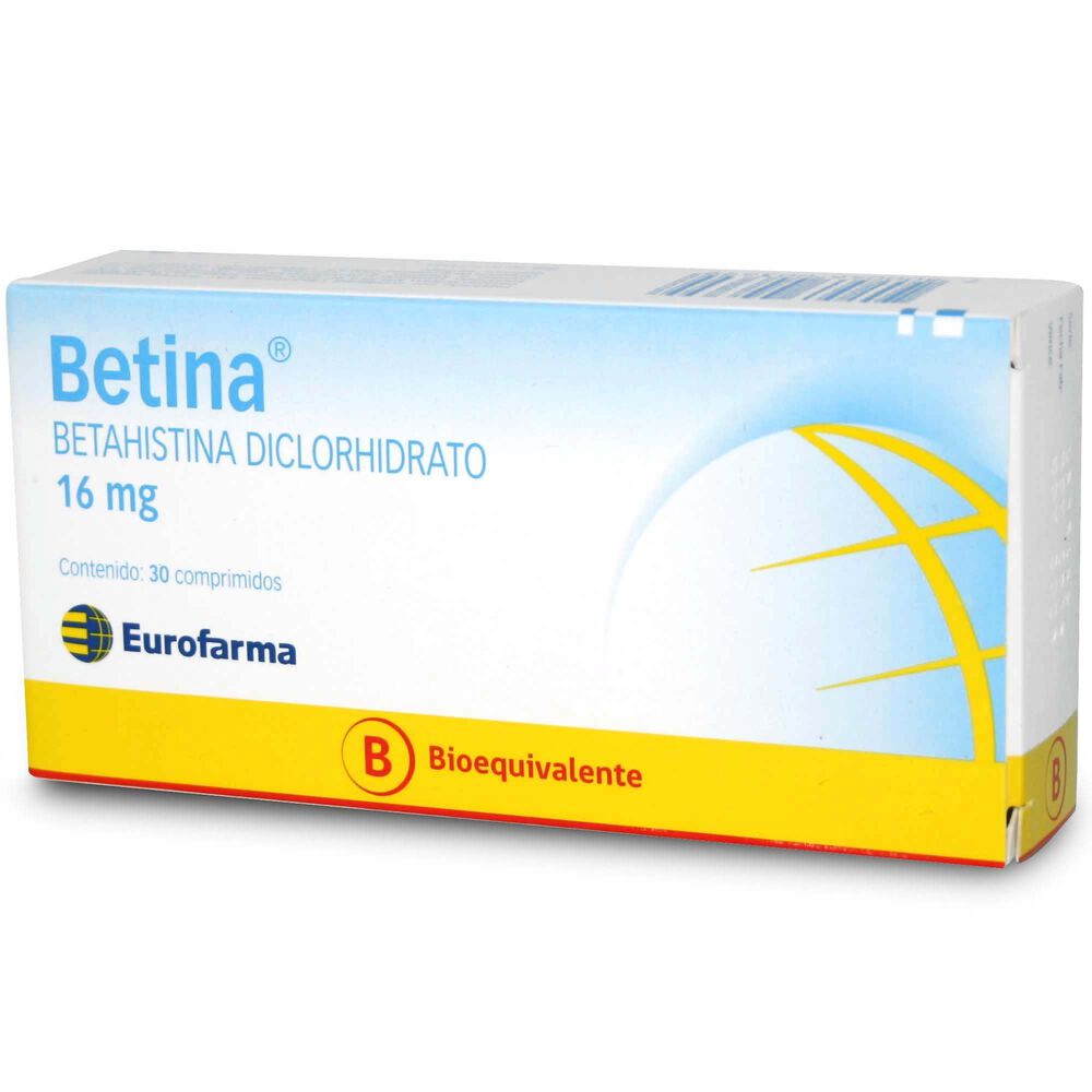 Betina-Betahistina-16-mg-30-Comprimidos-imagen-1