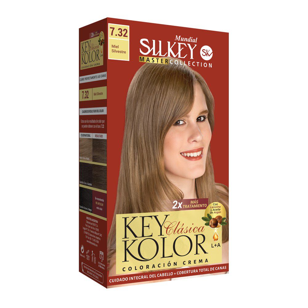 Key-Kolor-Kit-Tintura-Argan-Miel-Silvestre-7.32-imagen