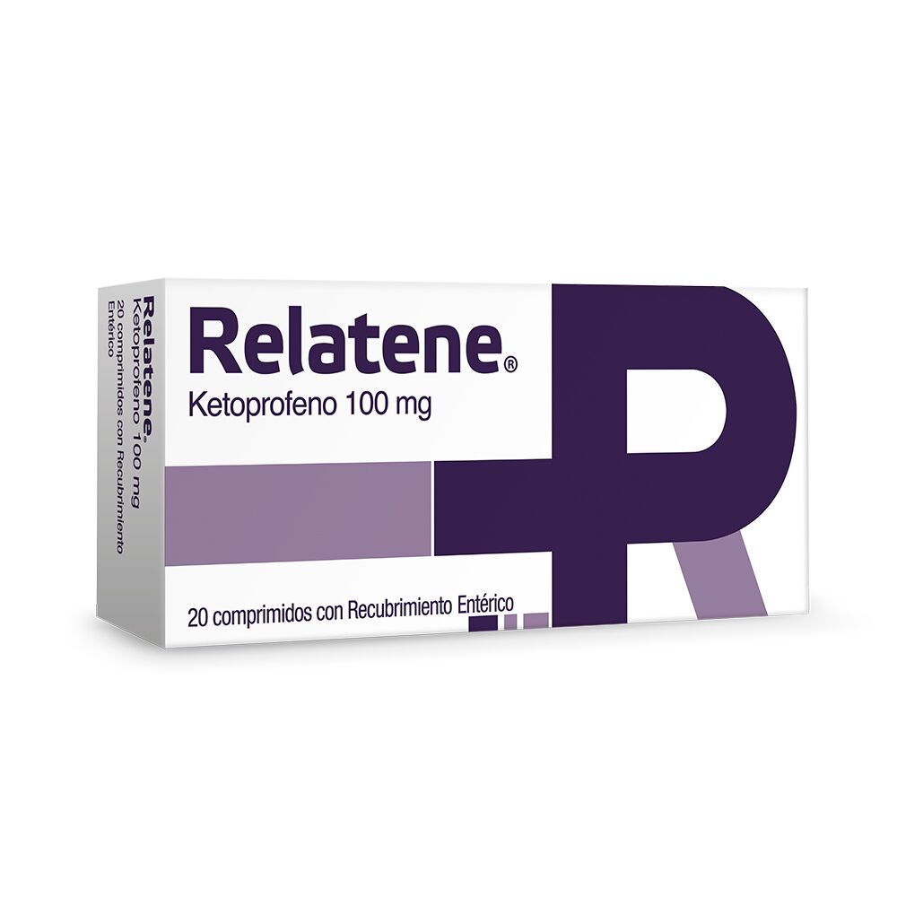 Relatene Ketoprofeno 100 mg 20 Comprimidos Recubiertos