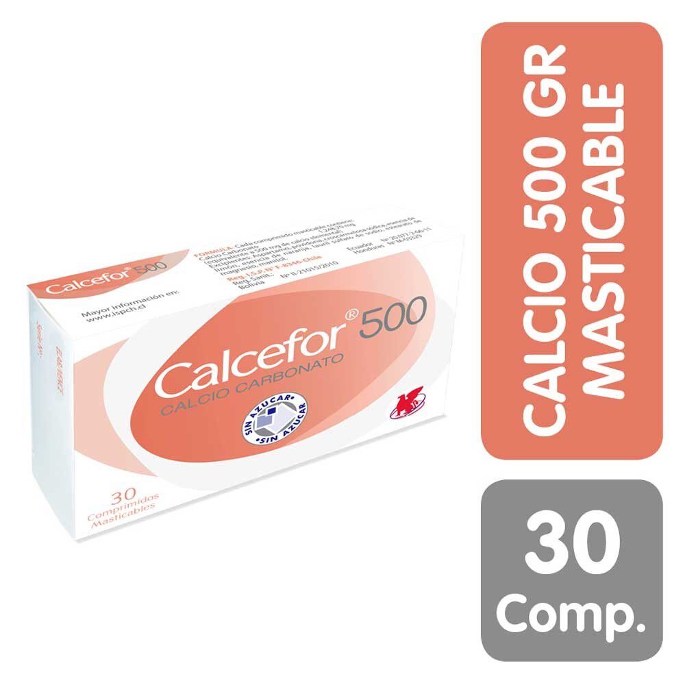 Calcefor-Carbonato-de-Calcio-500-mg-30-Comprimidos-imagen-1