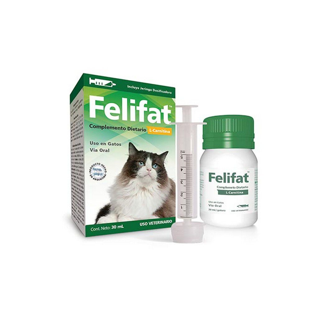 Felifat-Suplemento-Nutricional-L-Carnitina-Para-Gatos-Supension-Oral-30-ml-imagen