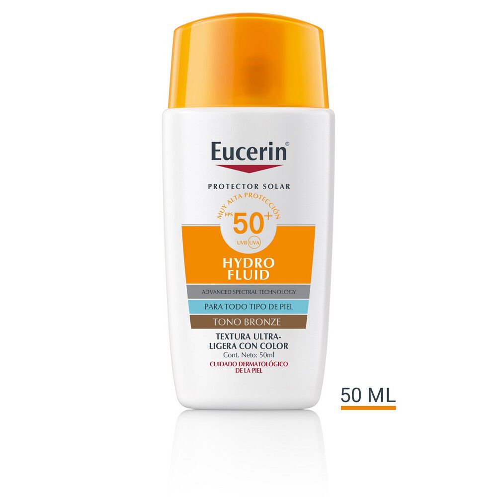 EUCERIN-SUN-FACE-HYDRO-FLUID-TONO-BRONZE-SPF50+-50-ML-imagen-1