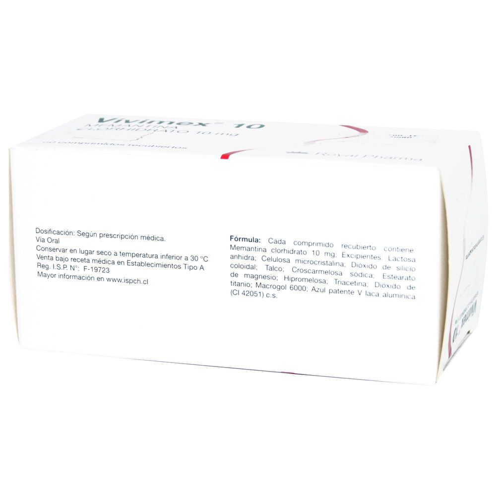 Vivimex-Memantina-10-mg-60-Comprimidos-Recubiertos-imagen-2