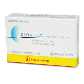 Dionela-Levonorgestrel-0,15-mg-28-Comprimidos-Recubiertos-imagen