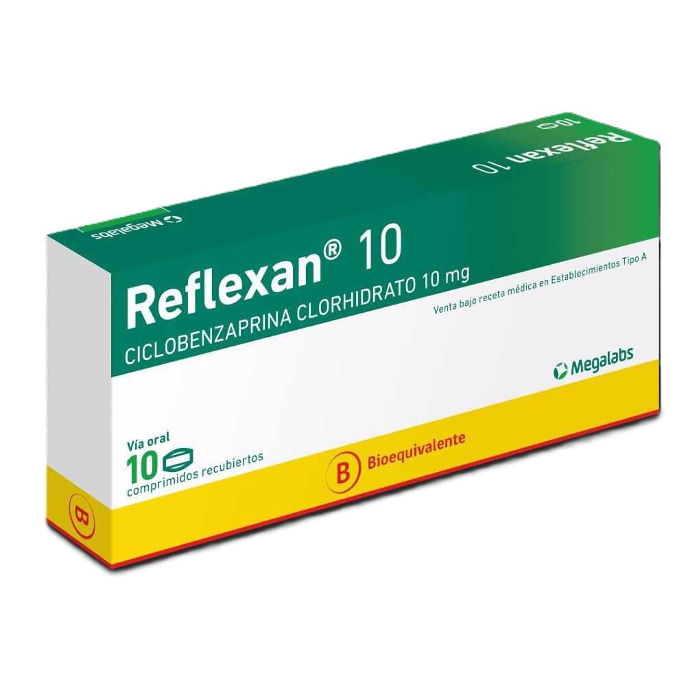 Reflexan-Ciclobenzaprina-10-mg-10-Comprimidos-Ranurado-imagen
