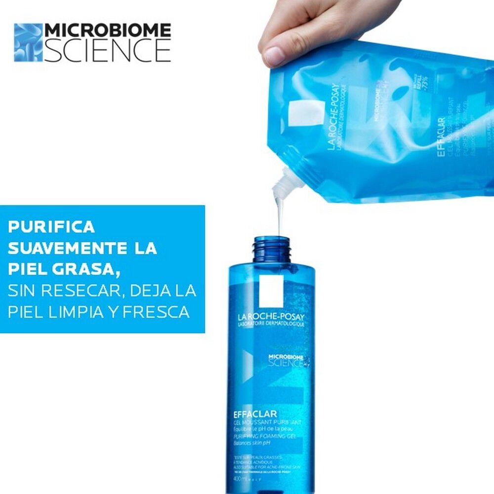 Limpiador-Facial-Effaclar-Gel-+M-Purificante-Refill-400-ml-imagen-3