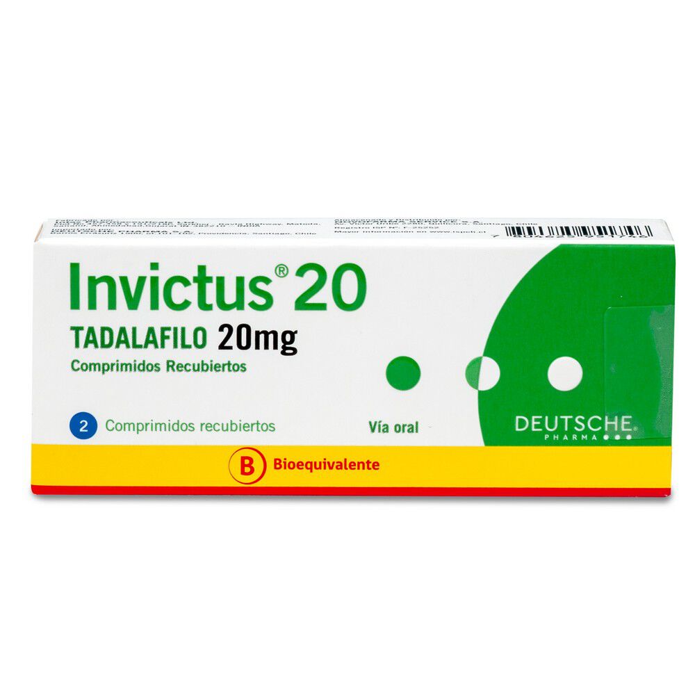 Invictus-Tadalafilo-20-mg-2-Comprimidos-Recubiertos-imagen-1