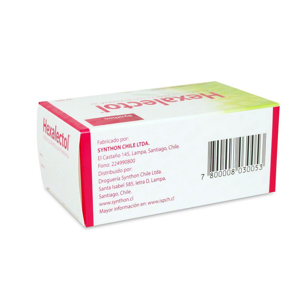Hexalectol-Ácido-Glutámico-con-Vitamina-B6-50-mg/5mL-50-Grageas-imagen-3