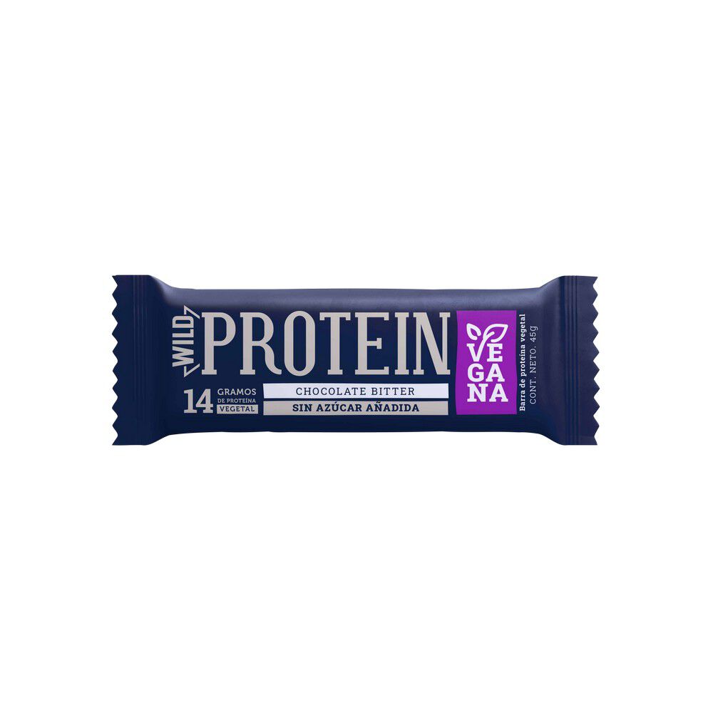 Wild-Protein-Barra-de-Proteína-Chocolate-Bitter-45-g-imagen