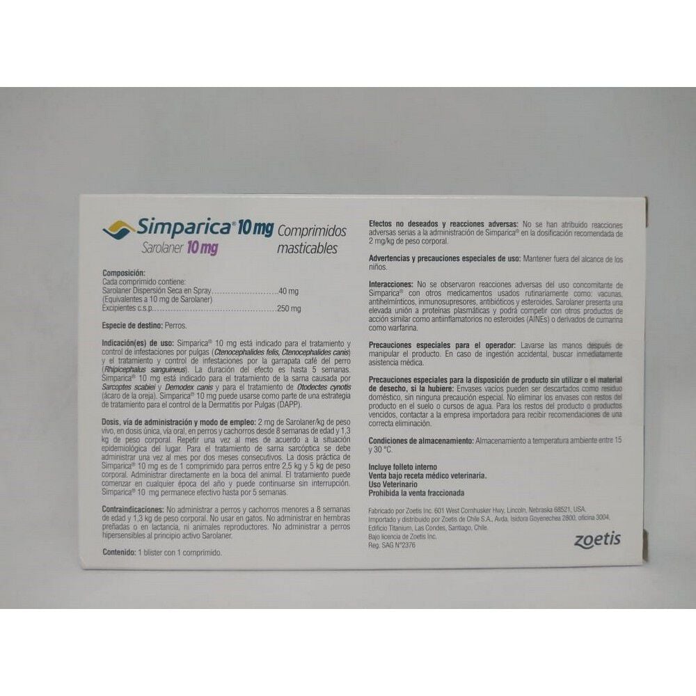 Simparica-Saronaler-10-mg-1-Comprimido-Masticable-imagen-2