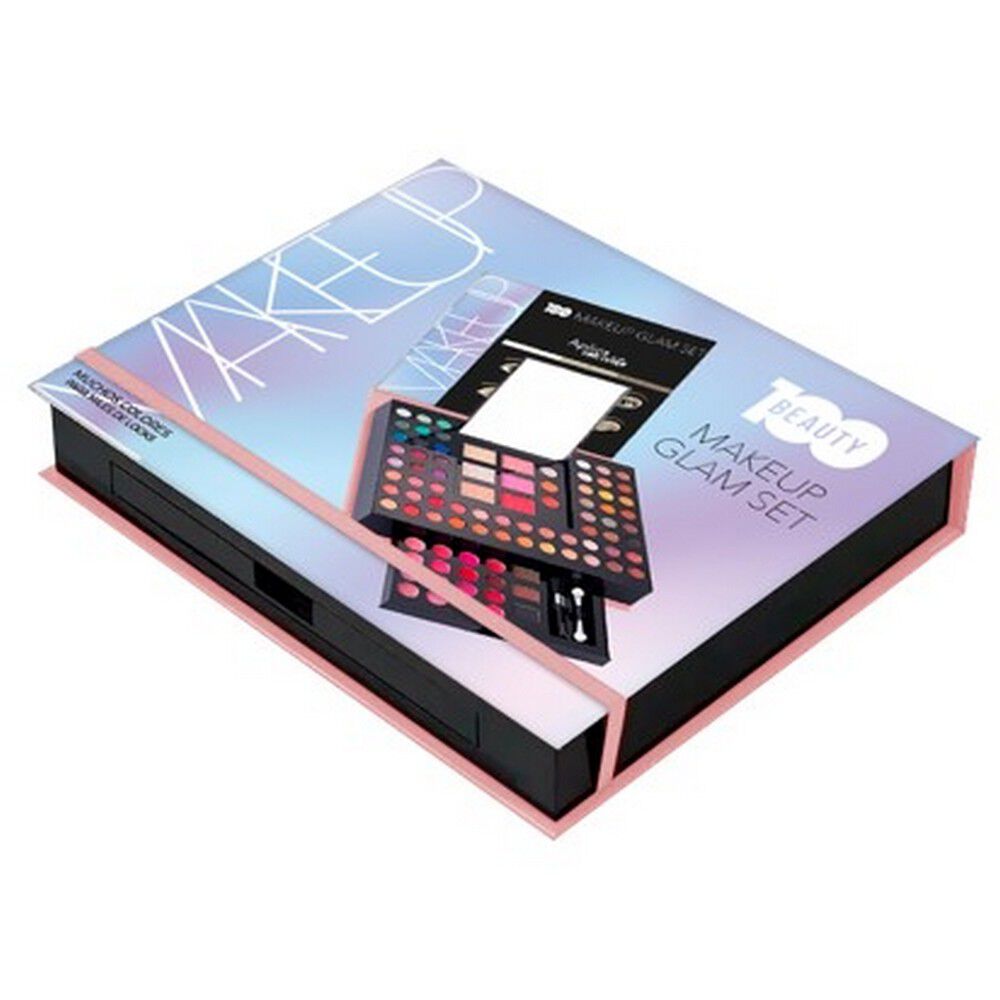 Beauty-100-Book-Set-Maleta-De-Sombras+Rubor+Iluminador+Labial+Delineador-Cejas-imagen-1