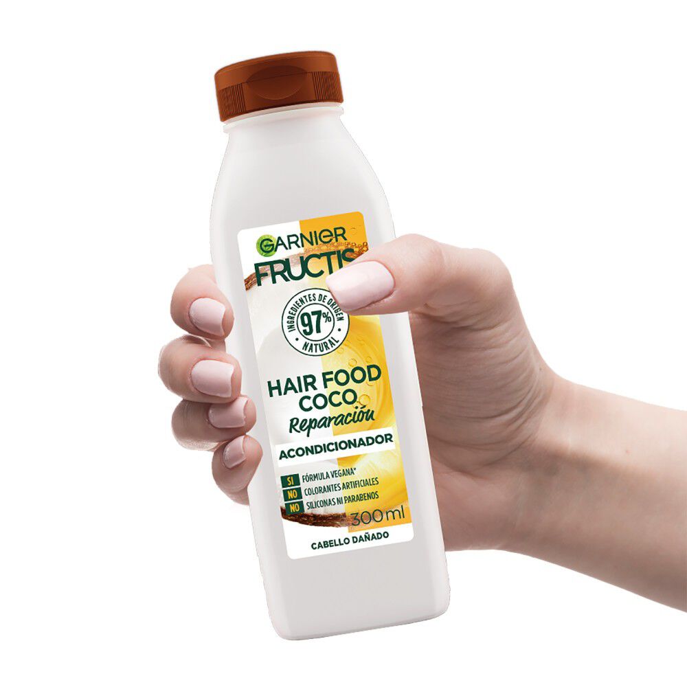 Garnier-Hair-Food-Acondicionador-Coco-Reparación-Cabello-Dañado-300-mL-imagen-4