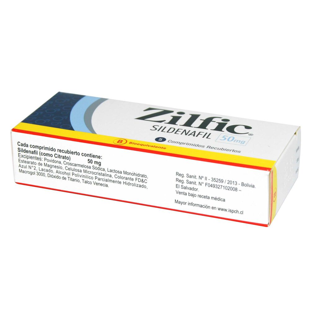 Zilfic-Sildenafil-50-mg-5-Comprimidos-Recubiertos-imagen-3