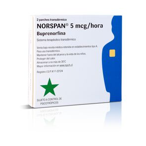 Norspan-5mcg/Hora-Buprenorfina-5-mcg-2-Parches-imagen