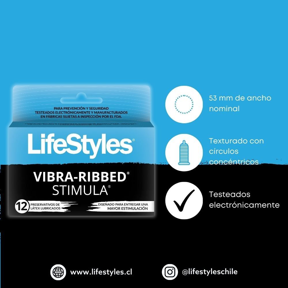 LifeStyles-Vibra-Ribbed-Stimula-12-Preservativos-imagen-2