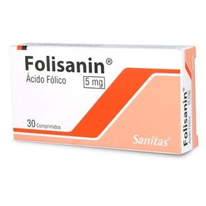 Folisanin-Acido-Folico-5-mg-30-Comprimidos-imagen