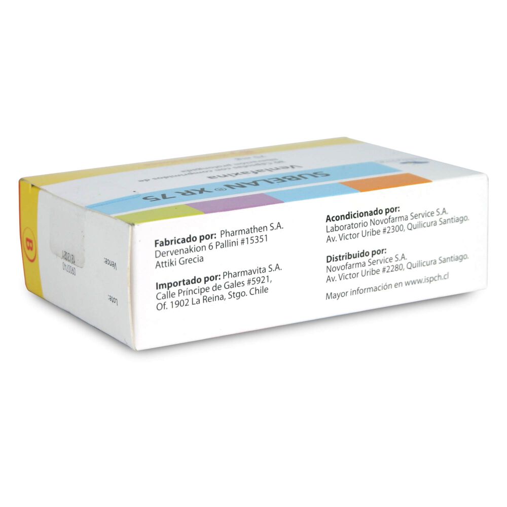 Subelan-XR-Venlafaxina-75-mg-30-Cápsulas-Liberación-Prolongada-imagen-2