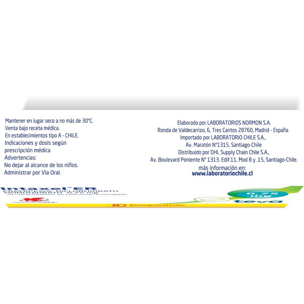 Intaxel-ER-0.75-mg-30-Comprimidos-Liberacion-Prolongada-imagen-2