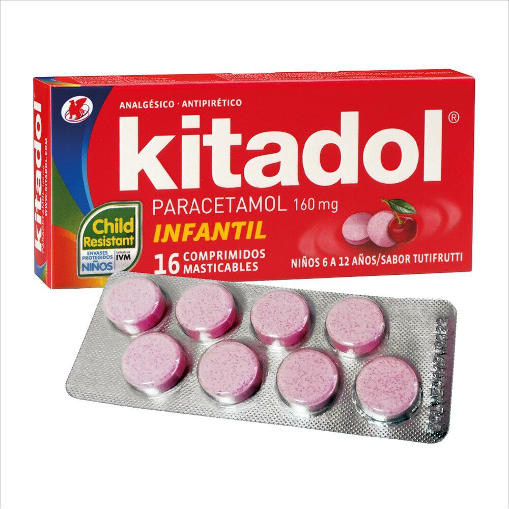 Kitadol-Paracetamol-160-mg-16-Comprimidos-imagen-4