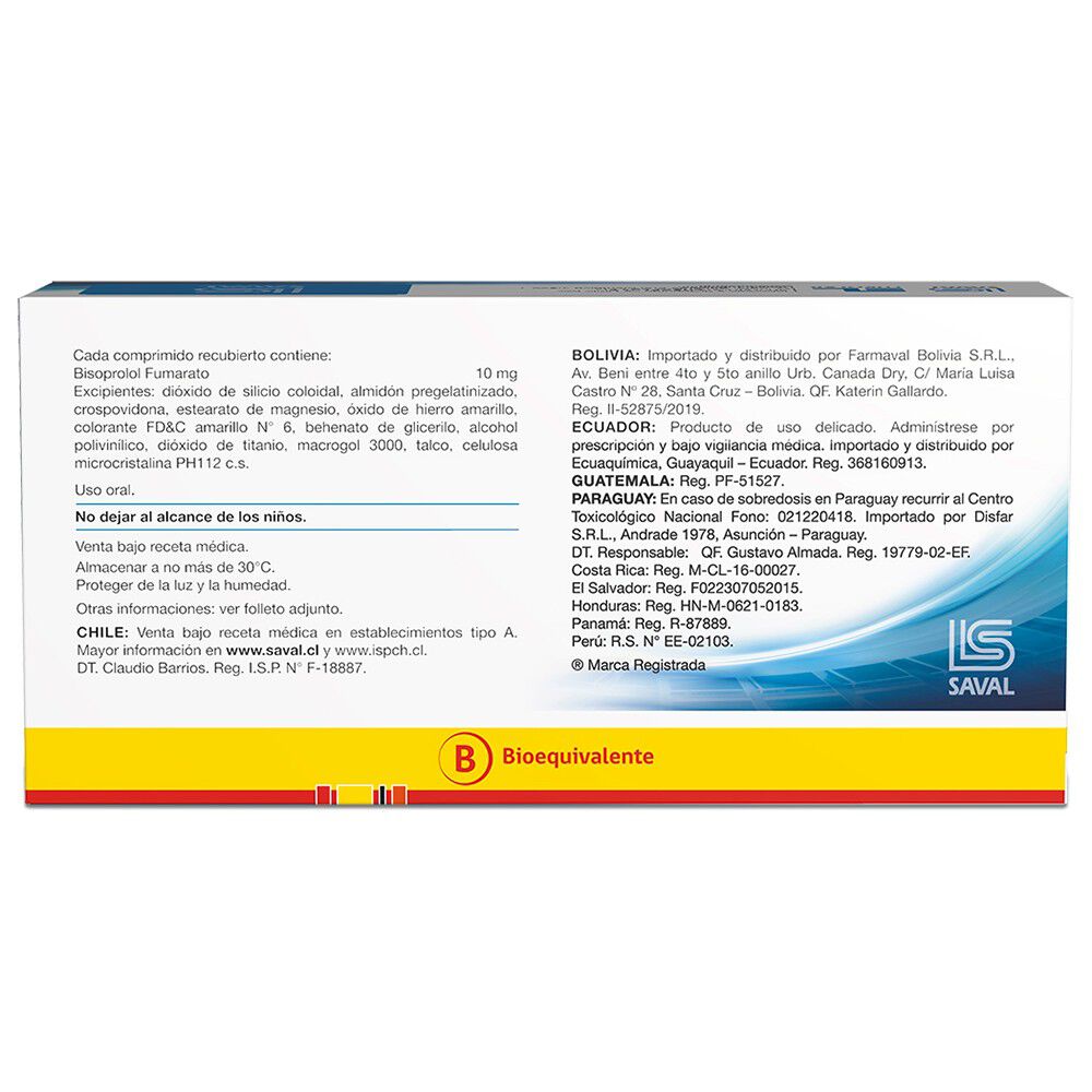 Eurocor-Bisoprolol-10-mg-35-Comprimidos-imagen-2