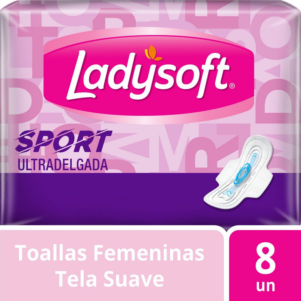 Toalla-Higiénica-Sport-Día-Ultradelgada-Tela-Suave-8-Unidades-imagen-1