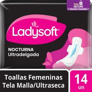 Toalla-Higi&eacute;nica-Nocturna-Ultradelgada-Tela-Malla-14-Unidades-imagen